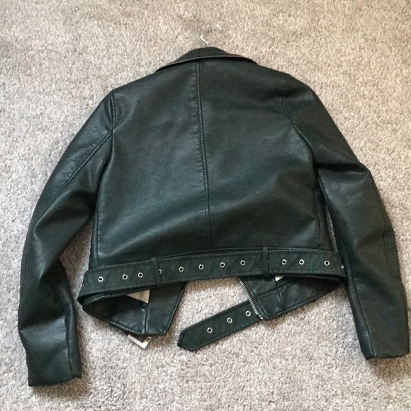 ❌SOLD❌Zara faux leather moto jacket - Picture 3 of 3
